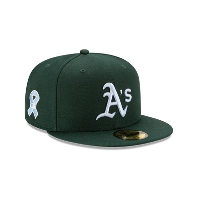 Oakland Athletics Gorra | New Era MLB Father's Day 59fifty Fitted Cap Mexico - Verdes
